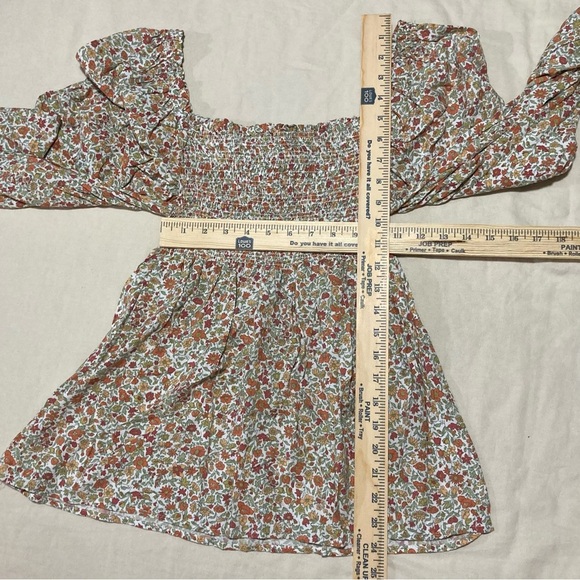 Cynthia Rowley Smocked Ruffled Blouse with Leg O’Mutton Sleeves | Ren Faire - Picture 2 of 14